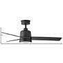 48" Hinkley Chet Matte Black Wet Rated LED Ceiling Fan with Remote