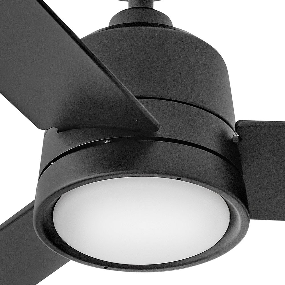 Image 7 48" Hinkley Chet Matte Black Wet Rated LED Ceiling Fan with Remote more views