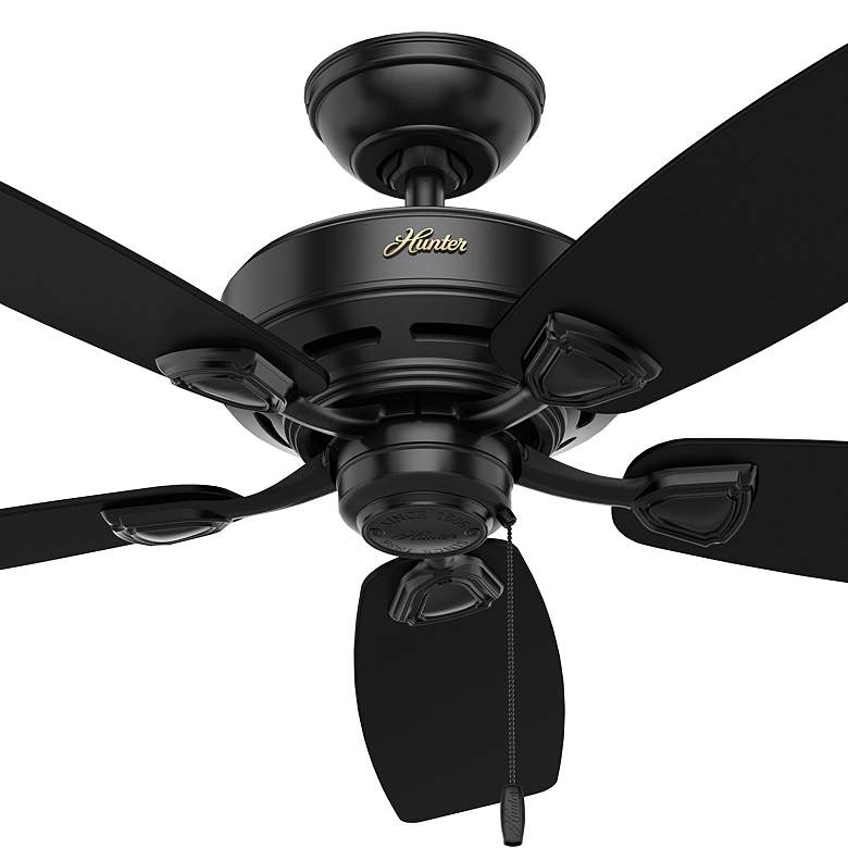 Image 2 48" Hunter Sea Wind Matte Black Ceiling Fan more views