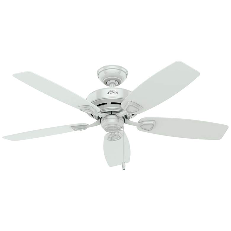 Image 1 48" Hunter Sea Wind White Damp Rated Ceiling Fan