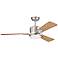 48" Kichler Celino Brushed Stainless Steel Ceiling Fan