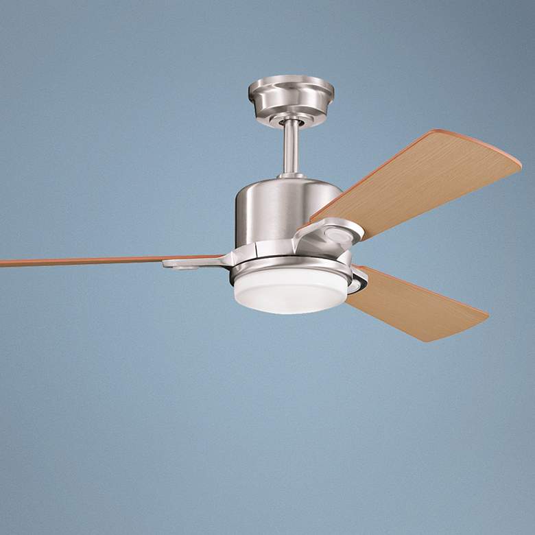 Image 1 48" Kichler Celino Brushed Stainless Steel Ceiling Fan