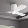 48" Kichler Volos Matte White Hugger LED Ceiling Fan with Wall Control