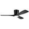 48" Kichler Volos Satin Black LED Ceiling Fan