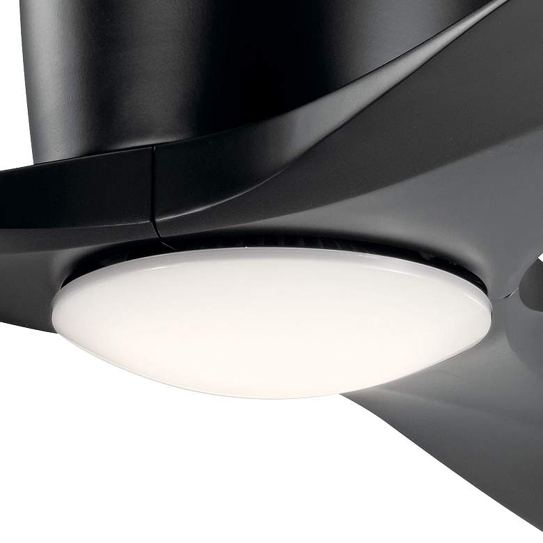 Image 3 48" Kichler Volos Satin Black LED Ceiling Fan more views