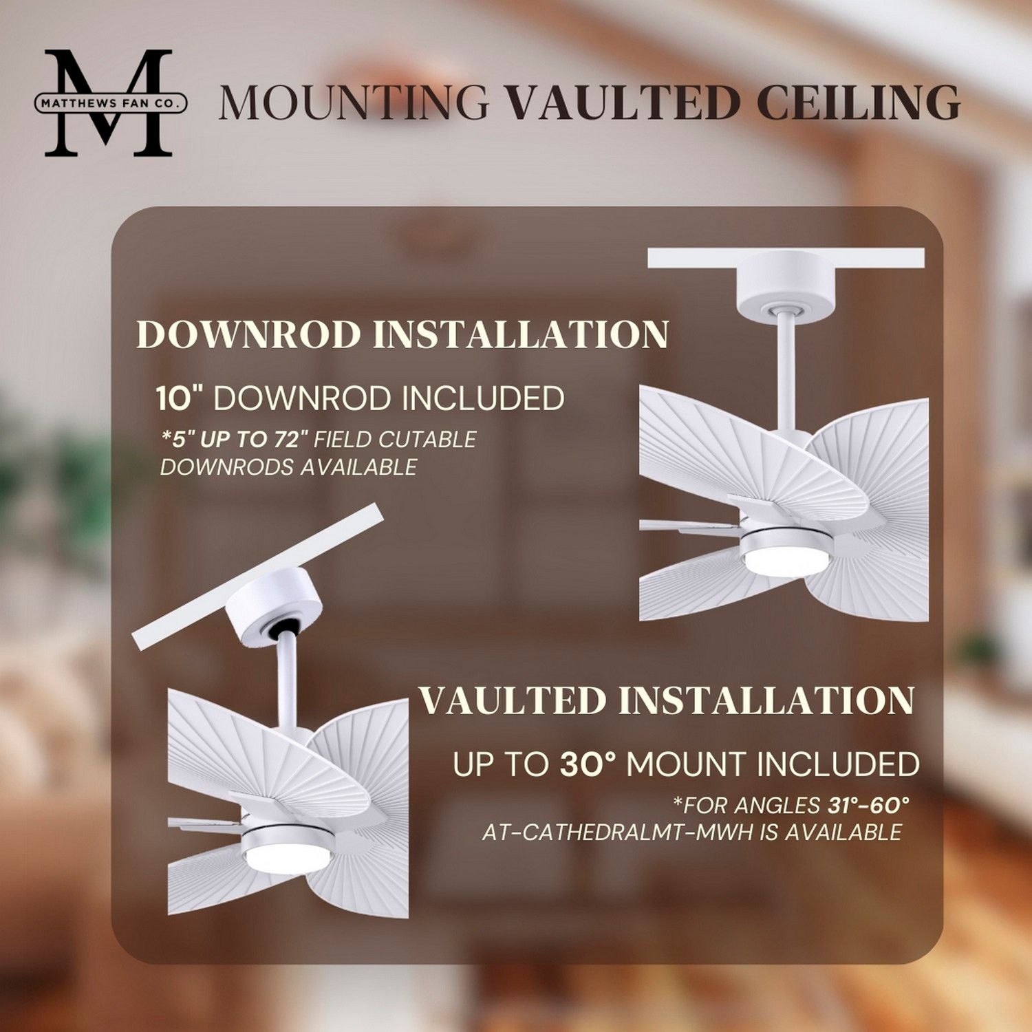 Image 7 48" Matthews Alessandra Tropical Matte White LED Ceiling Fan more views