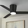 48" Minka Aire Pure Coal LED Hugger Ceiling Fan with Wall Control