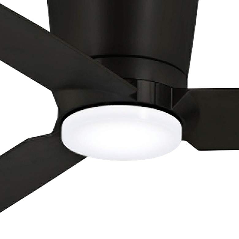 Image 3 48" Minka Aire Pure Coal LED Hugger Ceiling Fan with Wall Control more views