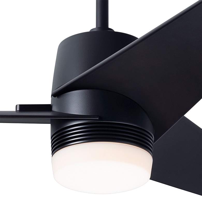 Image 3 48" Modern Fan Velo Bronze Damp Rated LED Ceiling Fan with Remote more views