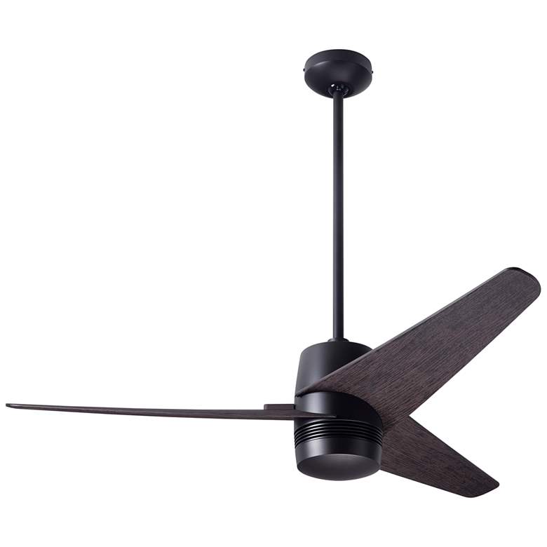 Image 2 48" Modern Fan Velo DC Bronze And Ebony Damp Ceiling Fan with Remote