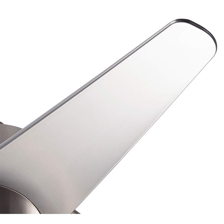 Image 4 48" Modern Fan Velo DC Brushed Nickel LED Ceiling Fan with Remote more views