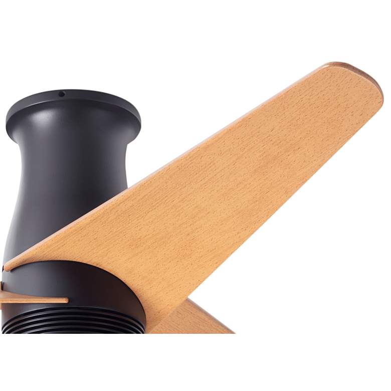 Image 3 48" Modern Fan Velo DC Dark Bronze and Maple Hugger Fan with Remote more views