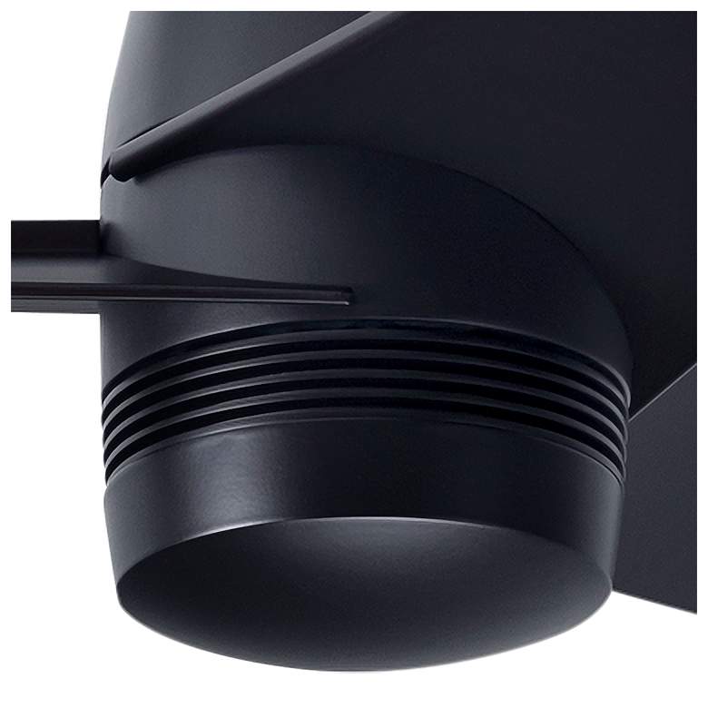 Image 2 48" Modern Fan Velo DC Dark Bronze Damp Rated Hugger Fan with Remote more views