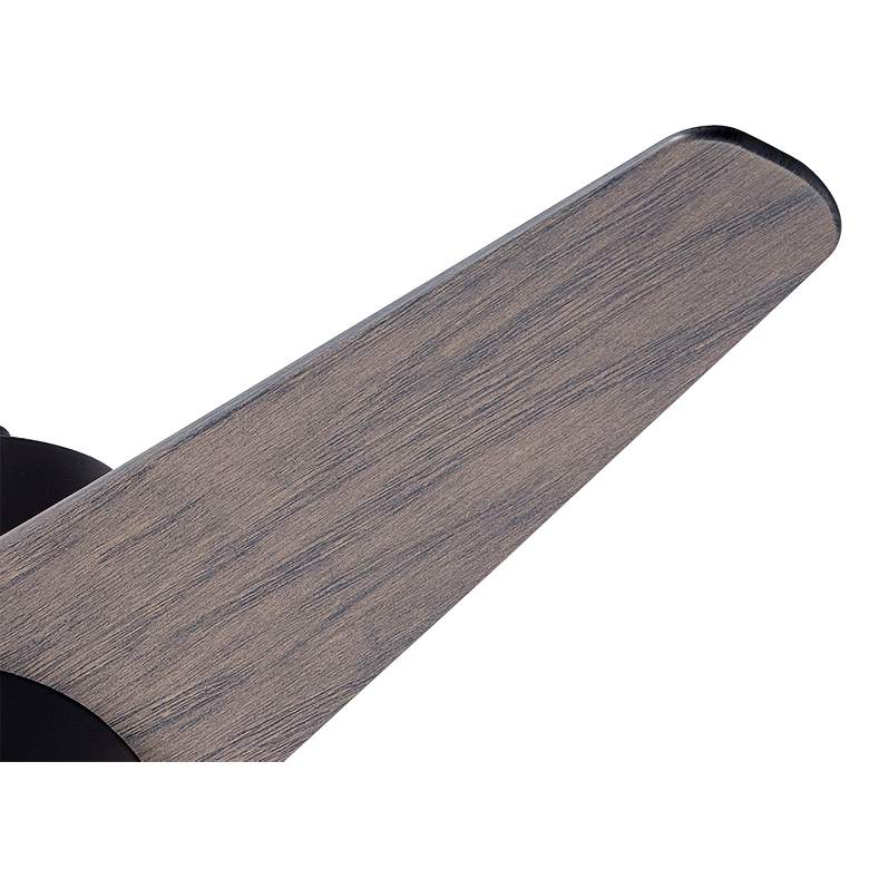 Image 4 48" Modern Fan Velo DC Dark Bronze Graywash Damp Rated Fan with Remote more views