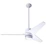48" Modern Fan Velo DC Gloss White Ceiling Fan with Remote