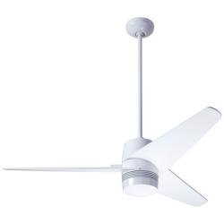48&quot; Modern Fan Velo DC Gloss White Ceiling Fan with Remote