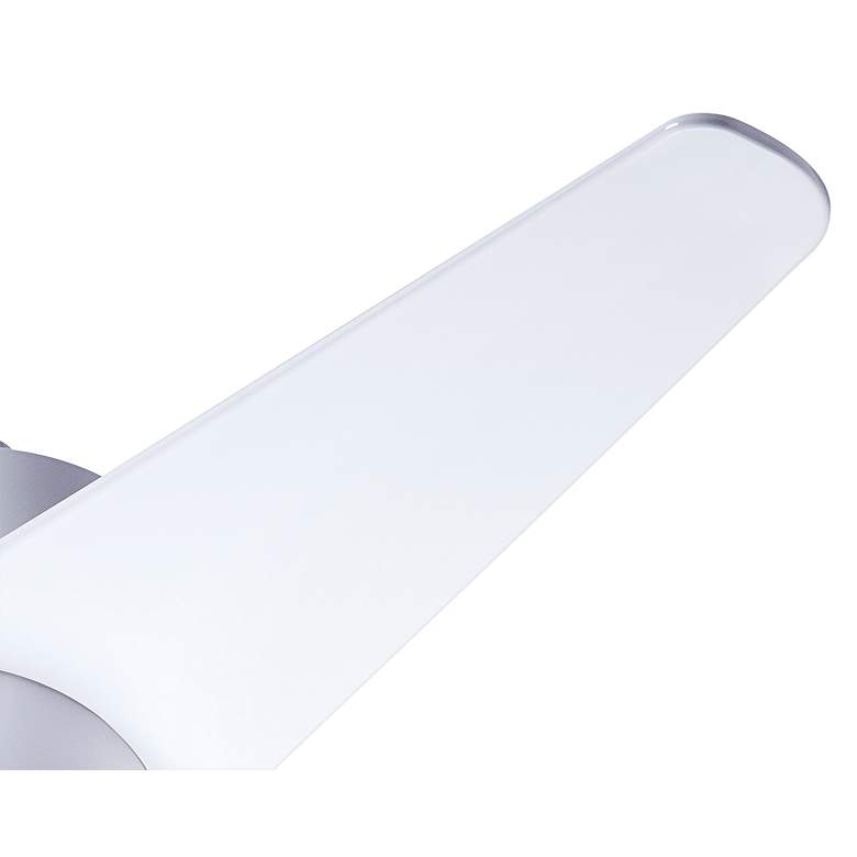 Image 4 48" Modern Fan Velo DC Gloss White Ceiling Fan with Remote more views