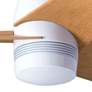 48" Modern Fan Velo DC White Maple Hugger Fan with Wall Control