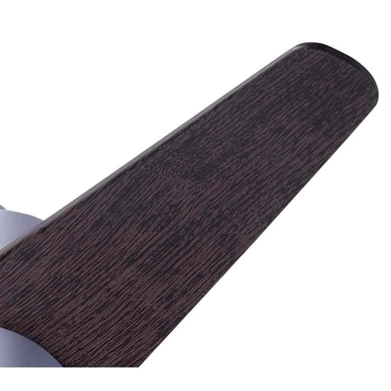 Image 4 48" Modern Fan Velo White Ebony Damp Rated Ceiling Fan with Remote more views
