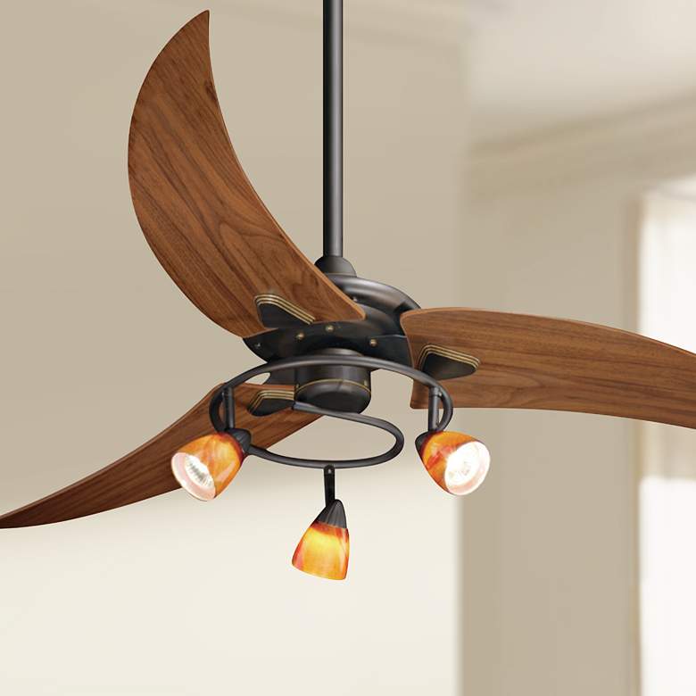 Image 1 48 inch Picard Oil Rubbed Bronze Ceiling Fan