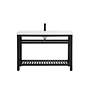 Thumbnail2 of 48 Inch Single Bathroom Metal Vanity In Black more views