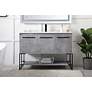 Thumbnail2 of 48 Inch Single Bathroom Vanity In Concrete Grey more views