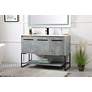 Thumbnail3 of 48 Inch Single Bathroom Vanity In Concrete Grey more views
