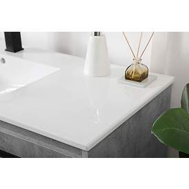 Image5 of 48 Inch Single Bathroom Vanity In Concrete Grey more views