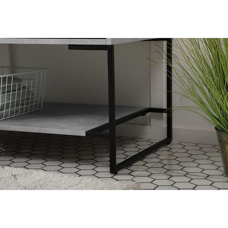 Image 6 48 Inch Single Bathroom Vanity In Concrete Grey more views
