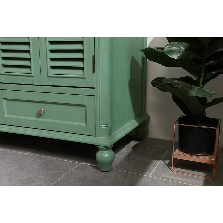 Image 7 48 Inch Single Bathroom Vanity In Vintage Mint more views