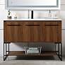 1_48 Inch Single Bathroom Vanity In Walnut Brown