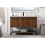 3_48 Inch Single Bathroom Vanity In Walnut Brown more views