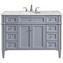 2_48 Inch Single Bathroom Vanity Set, Grey