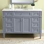 1_48 Inch Single Bathroom Vanity Set, Grey