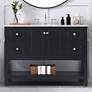 Thumbnail1 of 48 Inch Single Bathroom Vanity Set In Black