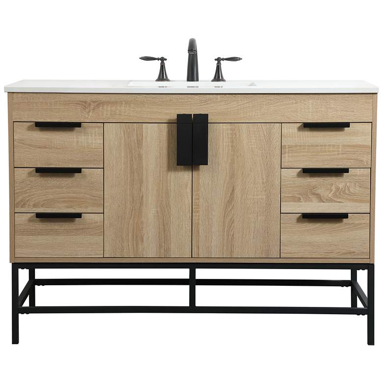 Image 1 48 Inch Single Bathroom Vanity