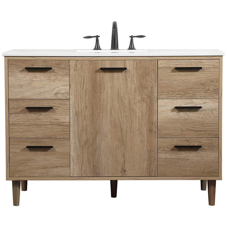 Image 1 48 Inch Single Bathroom Vanity