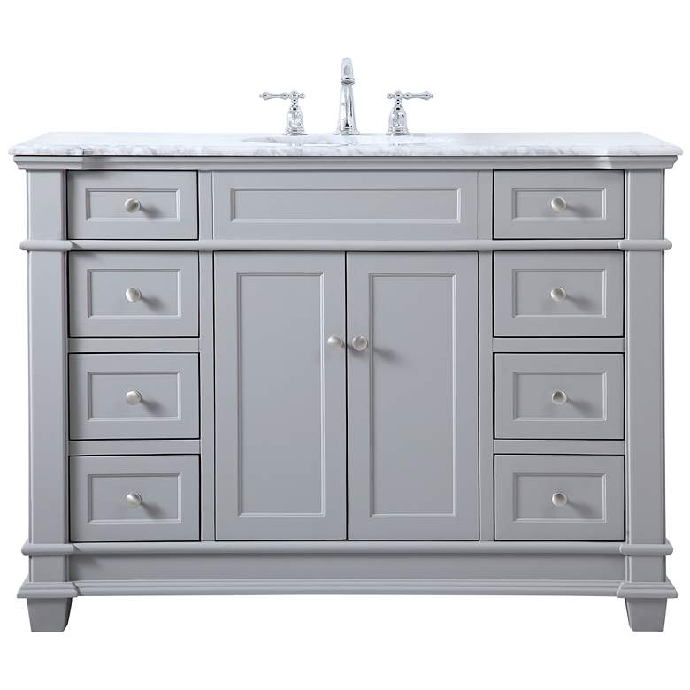 Image 1 48 Inch Single Bathroom Vanity