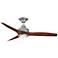 48" Spitfire Galvanized LED Damp Ceiling Fan