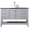 48 Inch Vessel Sink Bathroom Vanity In Gray