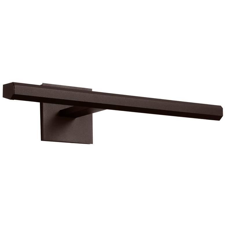 Image 1 48"W Bronze Low Profile Square Canopy 3000K LED Art Light