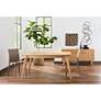 Thumbnail1 of Hasina Taupe Leather Side Chair in scene