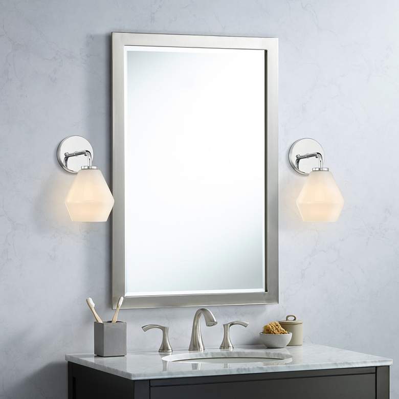 Image 1 Possini Euro Grace 10 3/4" High Chrome Wall Sconce in scene