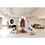 1_Corbett Lighting Medea 40" 4 Lt. Gold Leaf Linear in scene