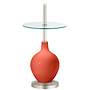 Koi Ovo Tray Table Floor Lamp by Color Plus