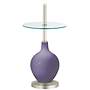 Purple Haze Ovo Tray Table Floor Lamp
