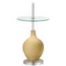 Humble Gold Ovo Tray Table Floor Lamp
