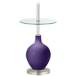 Izmir Purple Ovo Tray Table Floor Lamp