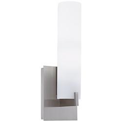 4D204 - Brushed Nickel Metal Wall Sconce