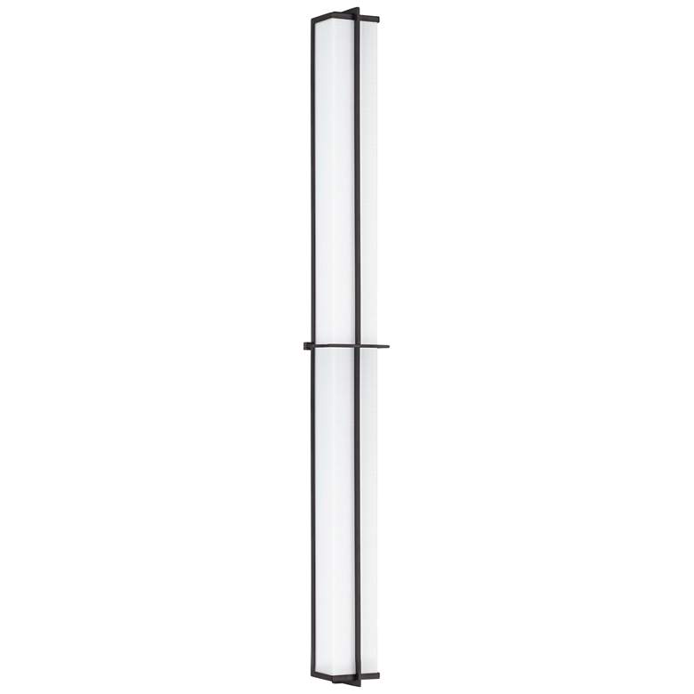 Image 1 4D373 - Gun Metal Frosted Acrylic Wall Sconce